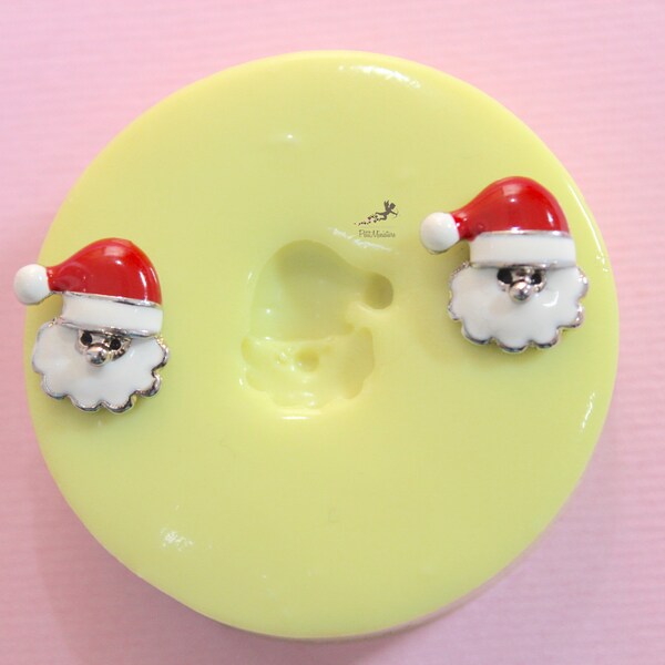 Flexible silicone mold Santa Claus 10mm-Stampo-mold Jewels charm Kawaii ST241