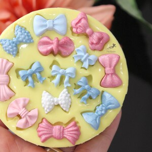 Bow Mold polymer Clay-Mold Tape-Mold Polymer Clay-Mold Resin,Fimo,Soap,Dash,Wax,Food-Mold Cabochon-Mold Jewelry-Mold-Clay Mold-Molds-SET054