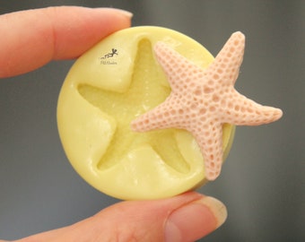 Starfish Mold polymer Clay-Mold Shell-Mold Sea-Mold Polymer Clay-Mold Resin,Soap,Dash,Wax,Food-Mold Jewelry-Molds-Mold-Clay Mold-SET119