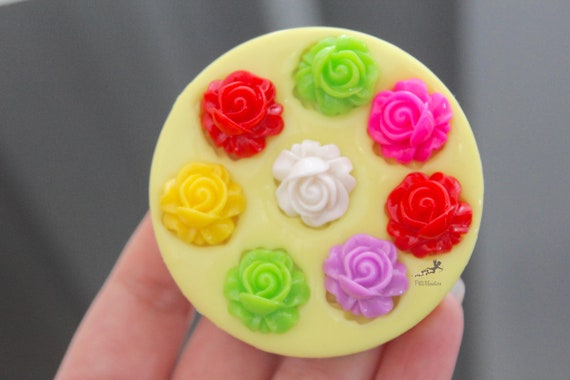 200 Bianco Puro Acrilico Perla Flatback Incisione Fiore Rosa - Foto 4