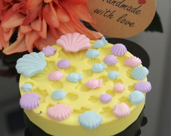 Moule En Silicone De Mer Coquilles Starfish Moule Fimo Etsy France