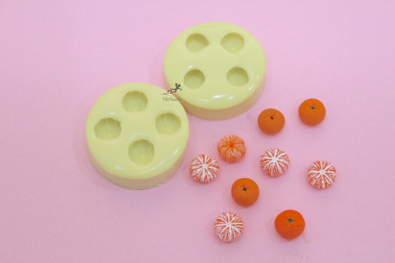 Silicone MoldTangerine Fruit MoldFimoDollhouse Etsy