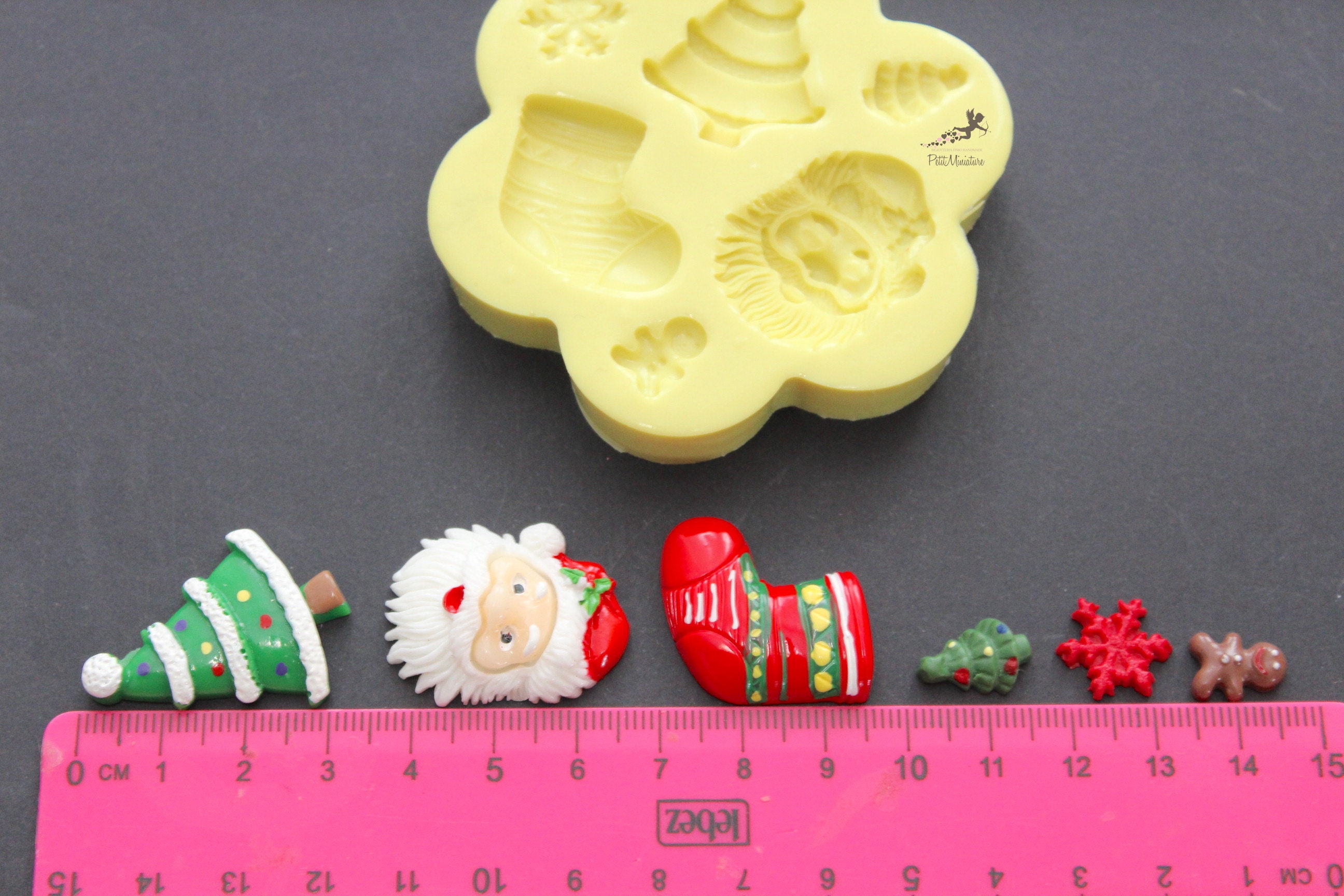 Mold Polymer Clay ChristmasMold Polymer ClaySilicone Etsy