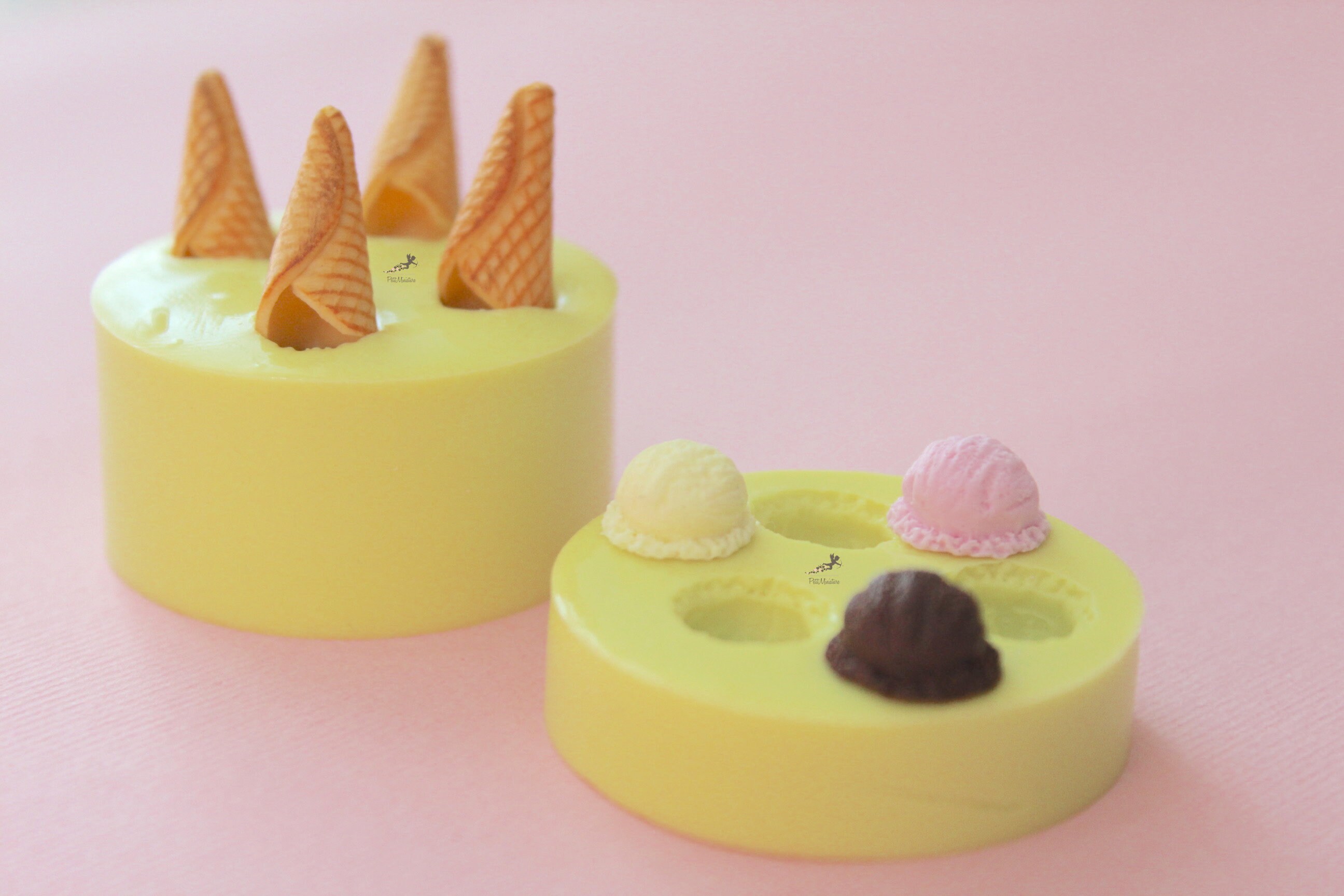 Mold Ice Creammold Polymer Claysilicone Molddollhouse Etsy