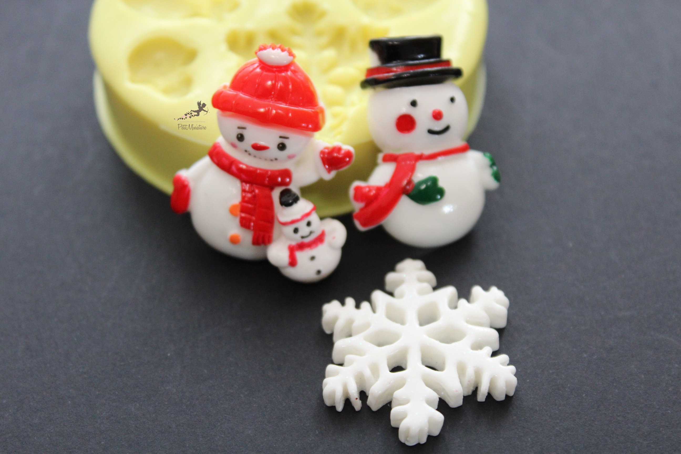 Mold Polymer Clay Christmasmold Polymer Claysilicone Etsy Australia