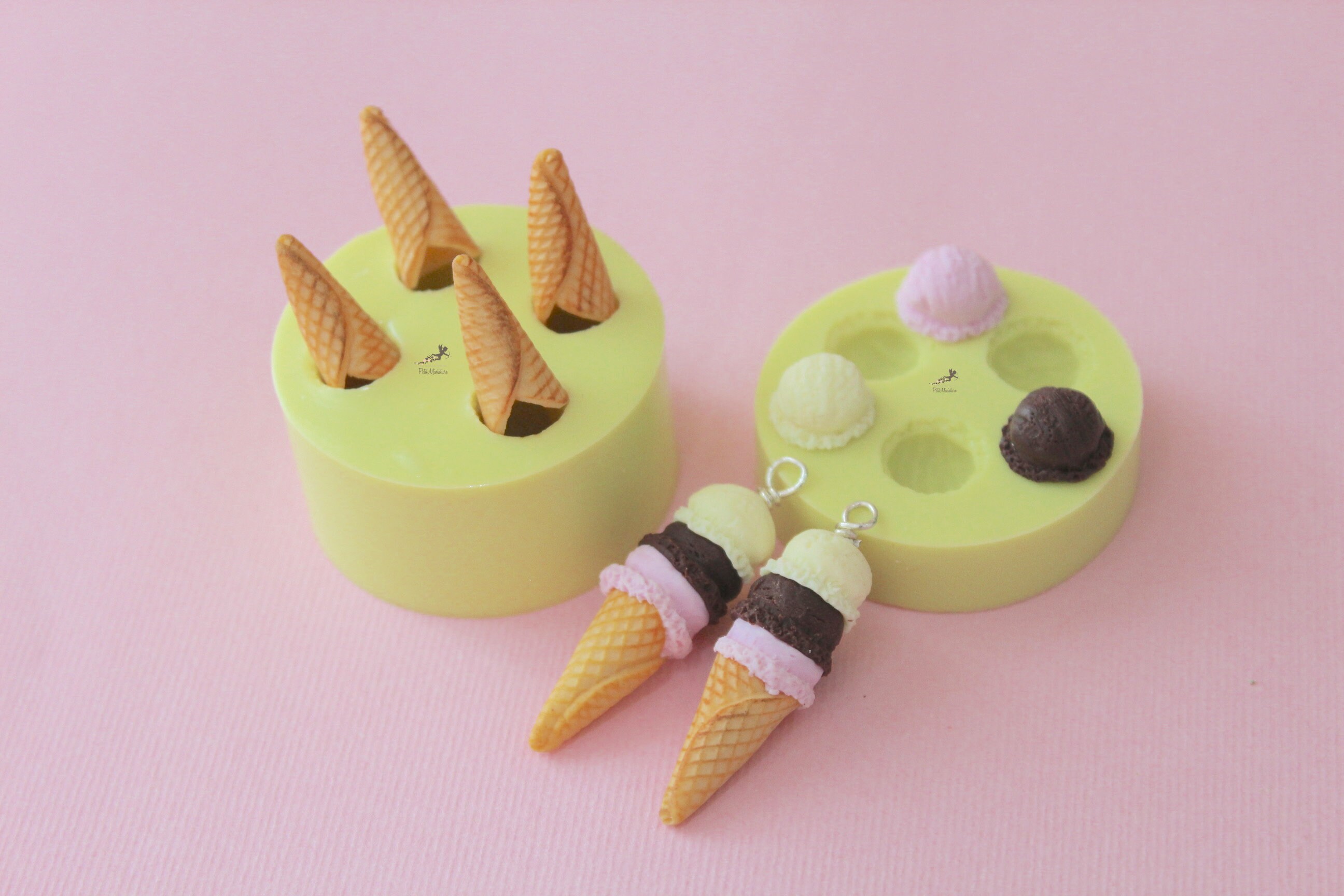 Mold Ice Creammold Polymer Claysilicone Molddollhouse Etsy