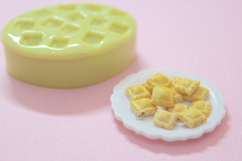 Ravioli Silicone Moldmoldspolymer Clay Moldsilicone Mold Etsy