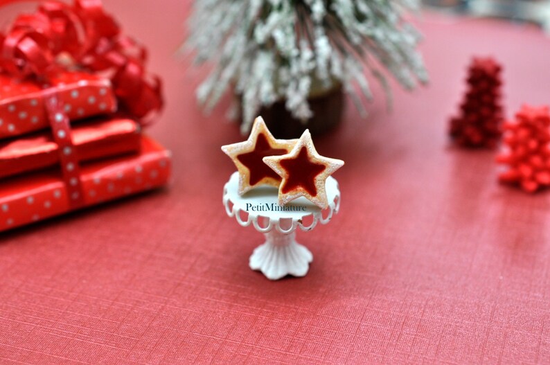 Cookie Star Earring,Earrings Polymer Clay,Polymer Clay Jewelry,Earrings Fimo,Jewelry Food,Miniature Jewelry,Fimo,Jewelry Italy,Christmas