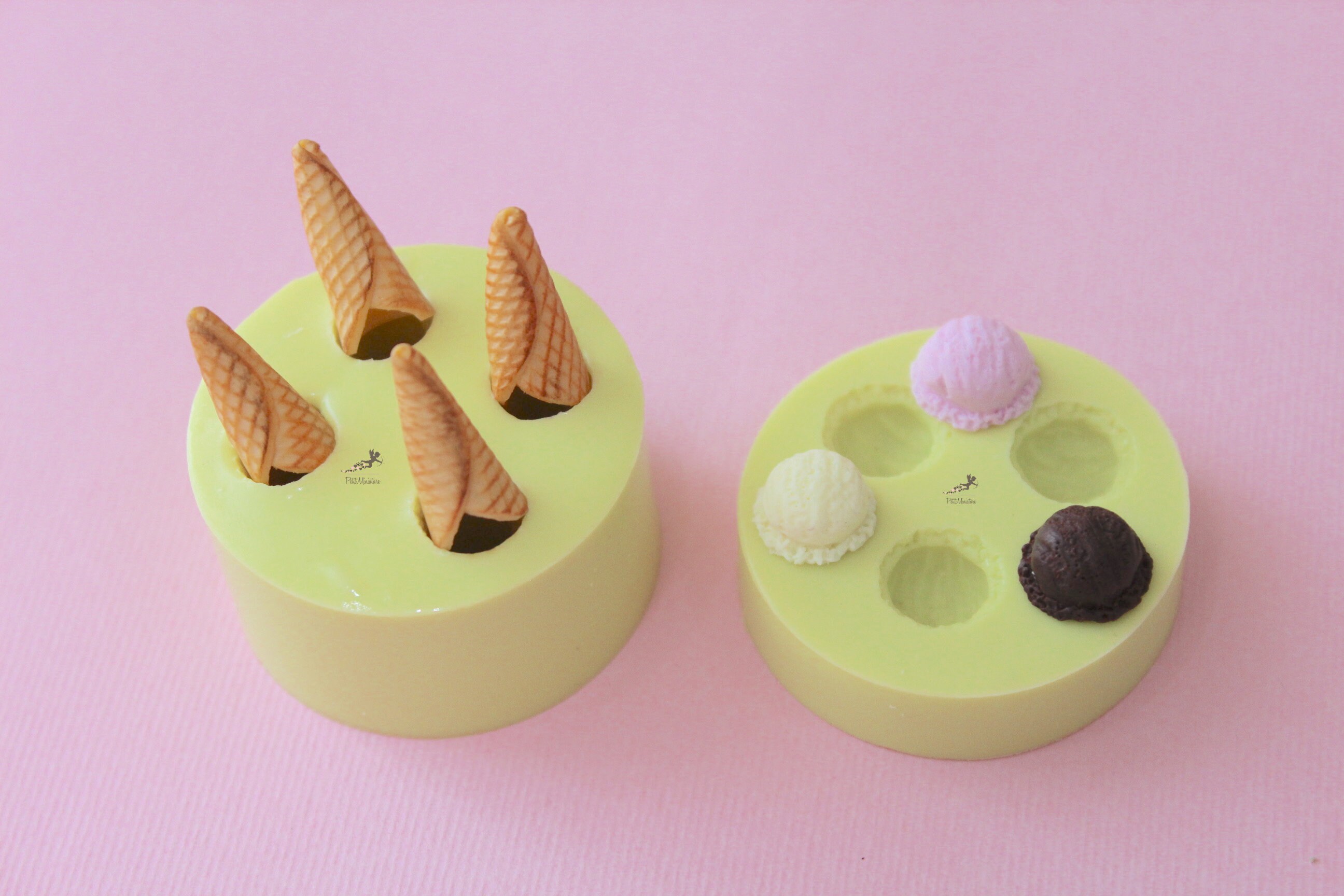 Mold Ice Creammold Polymer Claysilicone Molddollhouse Etsy