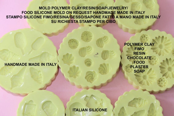 Miniature Cupcakes Silicone Mold, Cupcake Polymer Clay Mold, Flexible Push  Mold, Dollhouse Miniature Mold, Kawaii Decoden, Resin Mold 