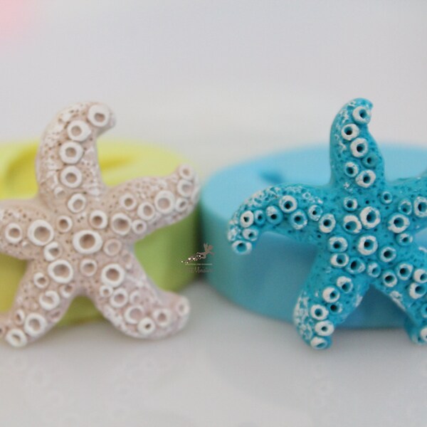 Moules en silicone-moules pour fimo-Starfish moules-Moules bijoux-Moules en silicone-Fimo MOulds-Fimo ST303