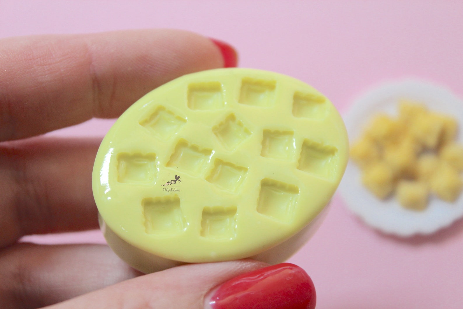 Ravioli Silicone Moldmoldspolymer Clay Moldsilicone Mold Etsy