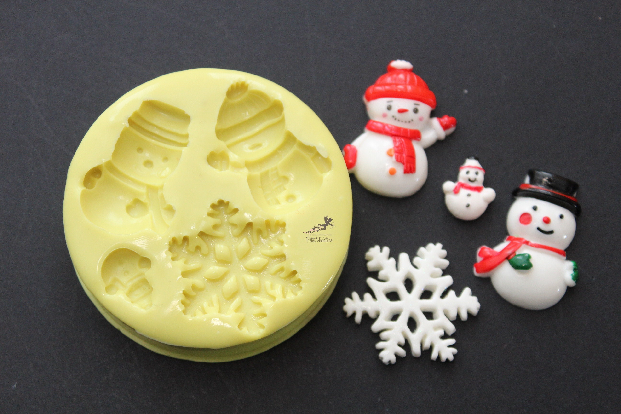 Mold Polymer Clay Christmasmold Polymer Claysilicone Etsy Australia