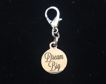 Dream Big Bridle Charm. Inspiration Charm. Bridle Bling