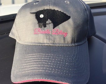 Bridle Bling Signature Logo Hat. Bridle Bling Hat. Bridle Bling Logo Ball Cap.