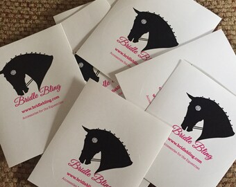 Bridle Bling Signature Logo Sticker. Bridle Bling Decal. Bridle Bling Sticker. Equestrian Sticker. Horse Sticker.