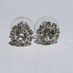 Edwina Rhinestone Cluster Earrings