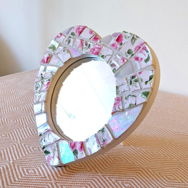 Pink Mosaic Mirror Etsy