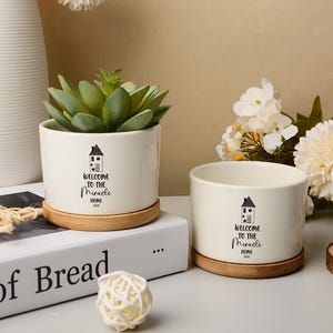 First Home Gift,Custom New Home Planter Pot,Housewarming Gift For Friend,Our New Home Succulent Planter,Realtor Closing Gift,Home Owner Gift