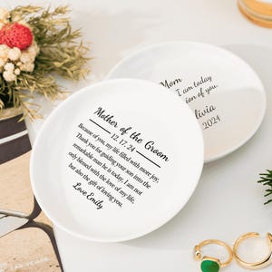 Regalo per la madre della sposa, porta anelli personalizzato, porta gioielli personalizzato per la suocera, madre dello sposo, bomboniera, regali per la festa della mamma