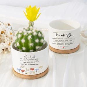 Difference Maker Succulent Plant Pot,Retirement Gift For Boss,Employee Appreciation Gift,Pot Gift For Coworker,Teacher Inspirational Gifts