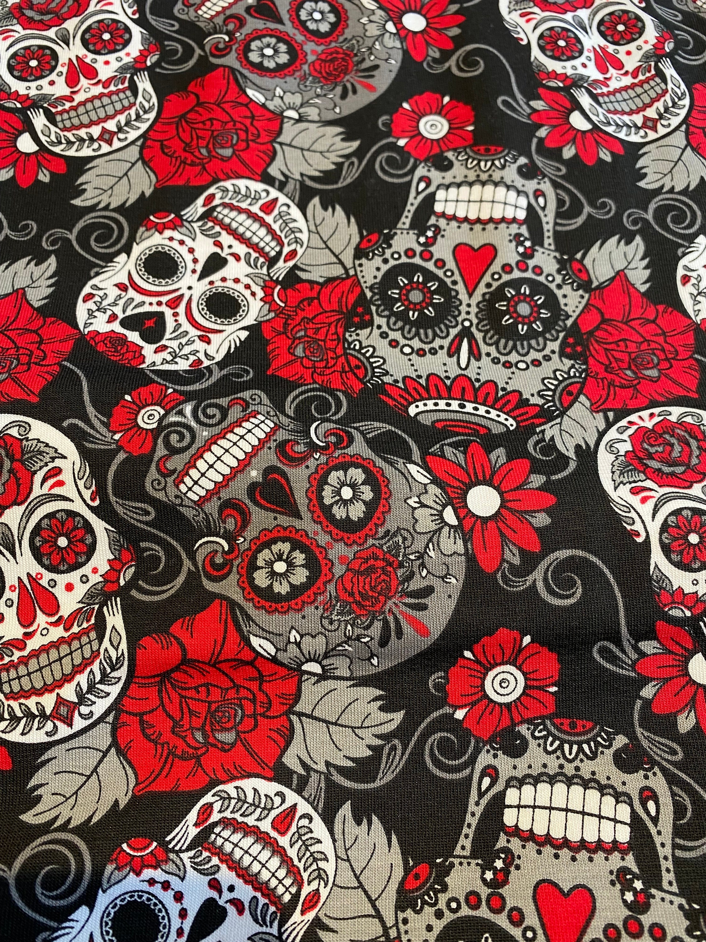 Red White Skulls Tshirt Childrens Halloween Tshirt Baby - Etsy Red White Skulls Tshirt Childrens Halloween Tshirt Baby - Etsy