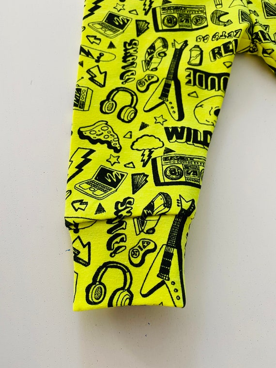 Yellow Rock Leggings Neon Yellow 