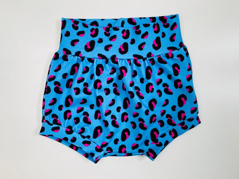 Leopard Print Kids Clothes Blue and Pink Baby Bummies Cute Newborn Baby Clothes Leopard Print Bummies Baby Boy Girl Unisex Summer Shorts