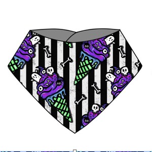 Spooky Ice Cream Dribble Bib, Cool Baby Accessories, Newborn Baby Gift, Toddler Bandana Bib, Baby Shower Gift, Handmade Adjustable Baby Bibs