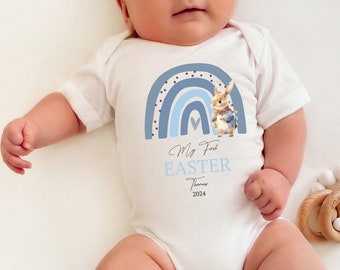 Peter Rabbit, my first Easter bodysuit, my first Easter outfit, baby Boy's Easter outfit, my first Easter baby vest, my 1st Easter sleepsuit