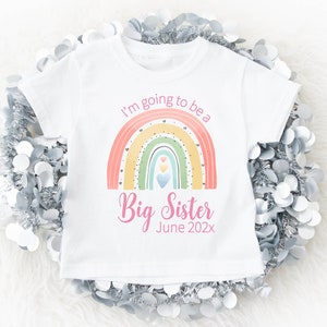 Big sister announcement, I'm going to be a big sister, Big sister ' t-shirt, I am going to be a big sister, Big sister shirt announcement