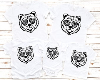 Bear shirt family, Daddy bear shirt, Mama bear and baby bear matching, Family shirts bear, Bears family shirt, Brother Bear shirts