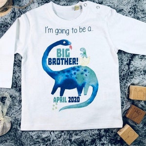 Big Brother Shirt, Pregnancy Announcement Shirt, Promoted to Big Brother í Dinosaur Big Brother Shirt 0016