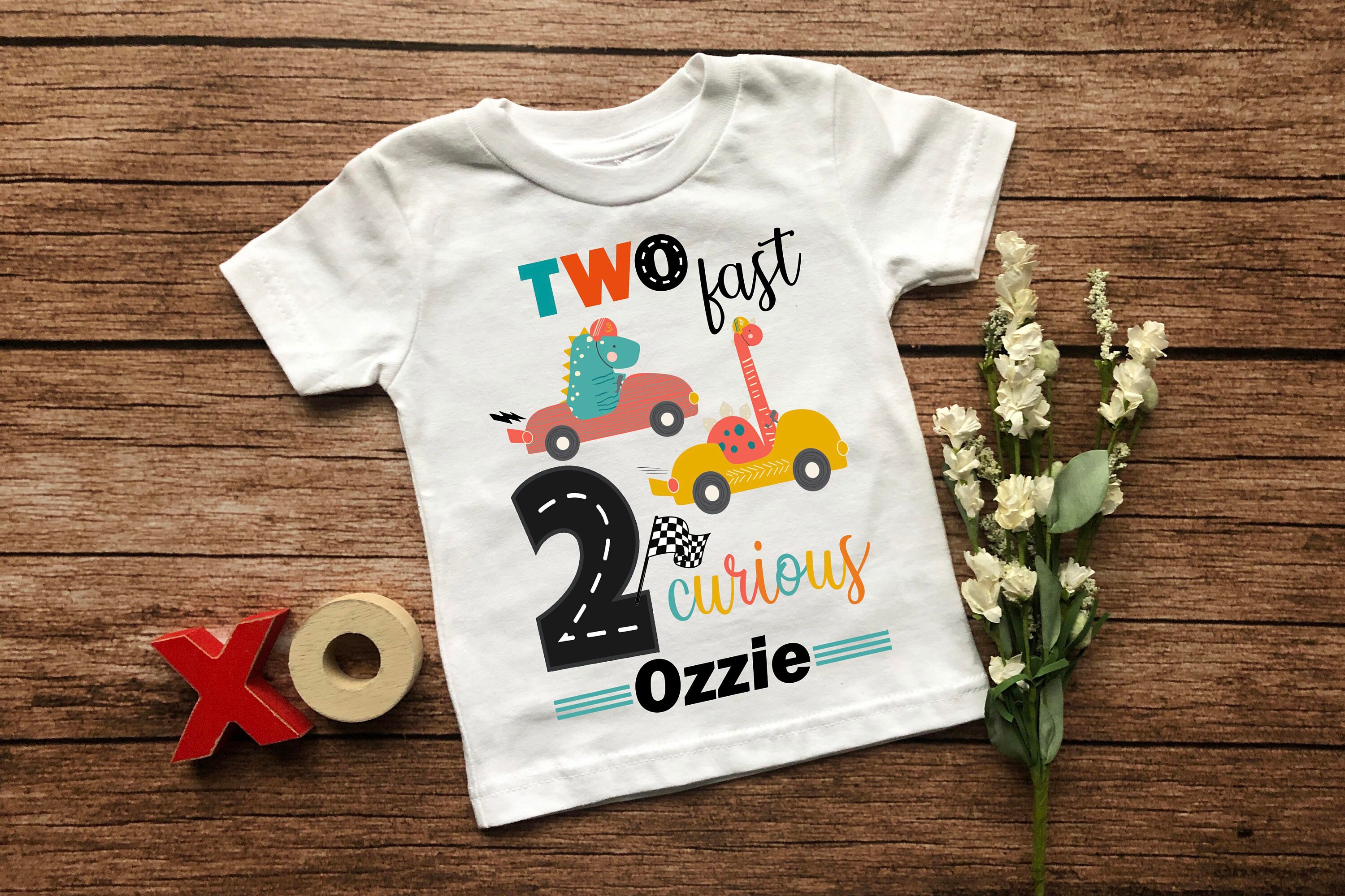 Two Fast Birthday Shirt : Funny Super Mom Of Two Boys Mothers Day Birthday Shirt / No physical 