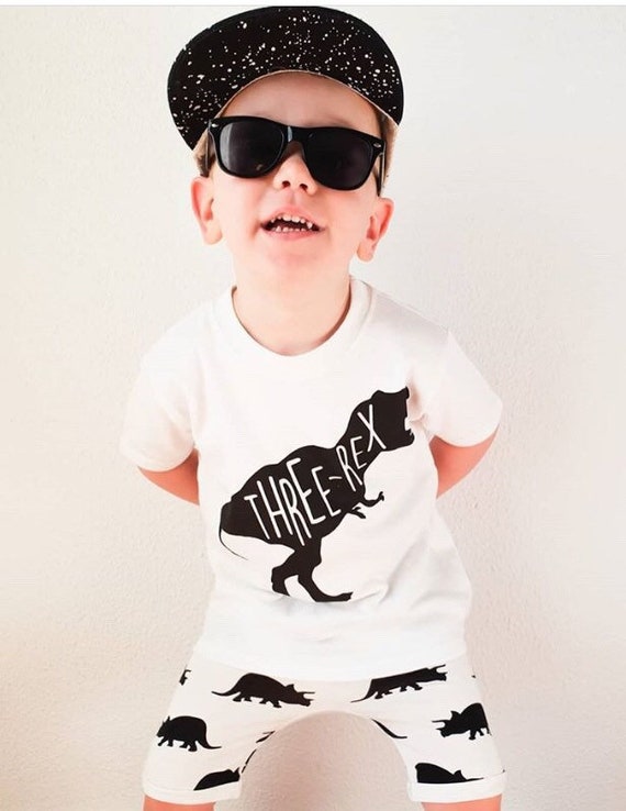 Kids 3rd Birthday (3 Year Old) Dinosaur 3-Rex (T-Rex) Shirt Boy Kids 3rd Birthday (3 Year Old) Dinosaur 3-Rex (T-Rex) Shirt Boy