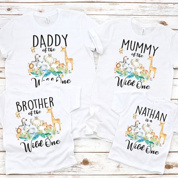 Daddy of the Wild One Shirt, Wild Ones Dad Shirt, Dad of the Birthday Boy Shirt, Matching Family Shirts, Jungle Birthday RTS0008
