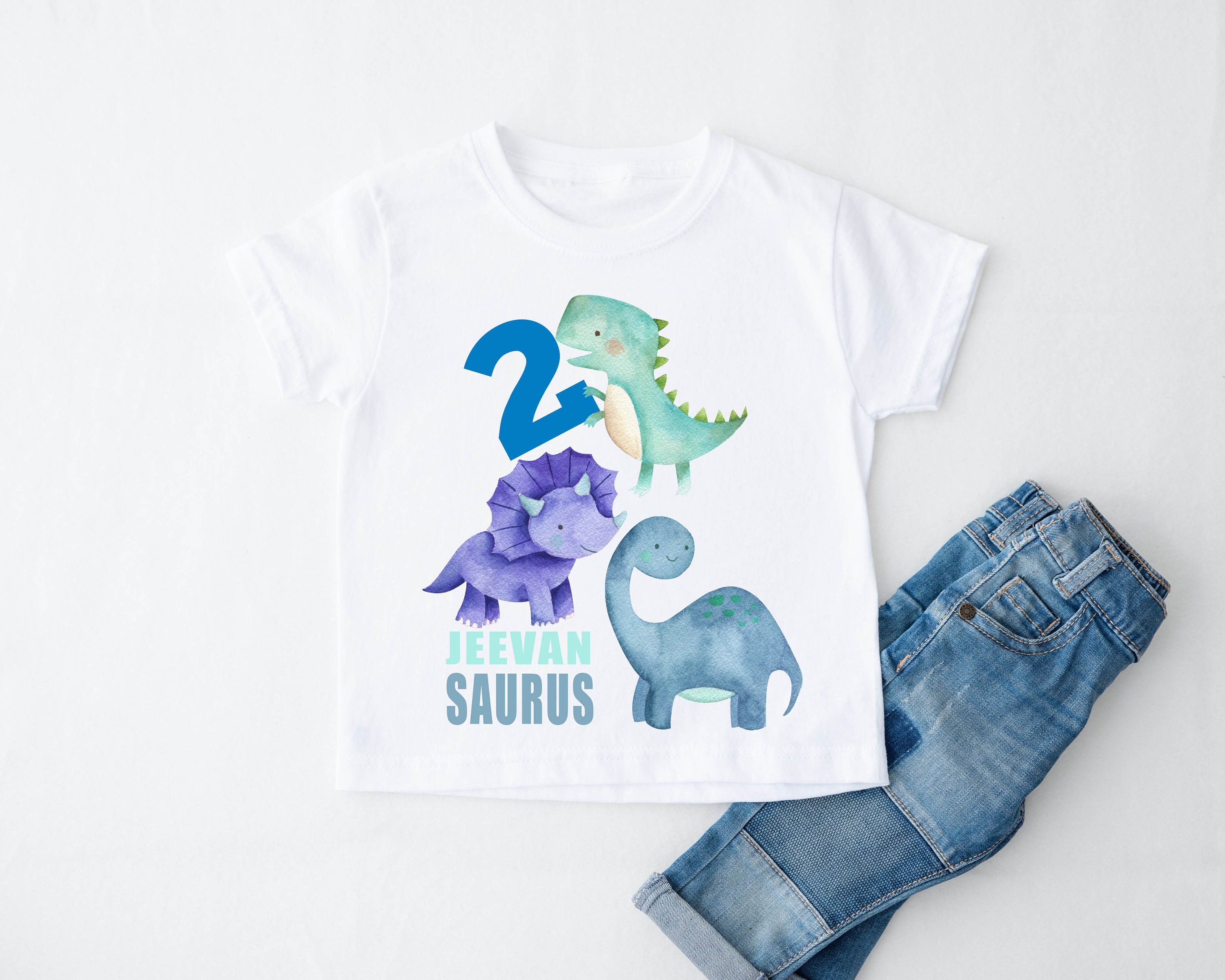Jordan Little Boys 2T-7 Short Sleeve Watercolor Fade Up T-Shirt