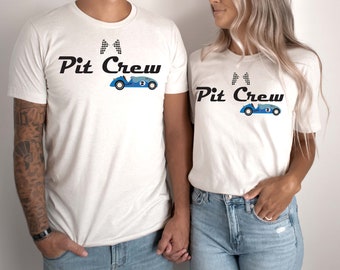 Pit Crew Matching Family Shirts  Any Birthday BOY  Matching Family Shirts Racing Birthday Party First Birthday Race Car RSF003