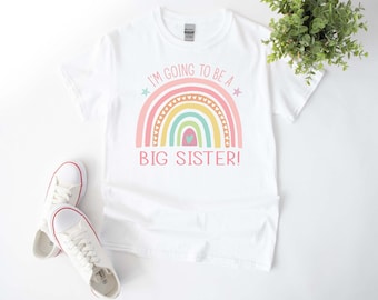 I'm going to be a big sister,, Big sister announcement,  Big sister ' t-shirt, I am going to be a big sister, Big sister Top, Big sis top