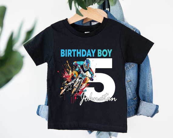 Birthday Boy Mx Dirt Bike Motocross T-Shirt Birthday Boy Mx Dirt Bike Motocross T-Shirt