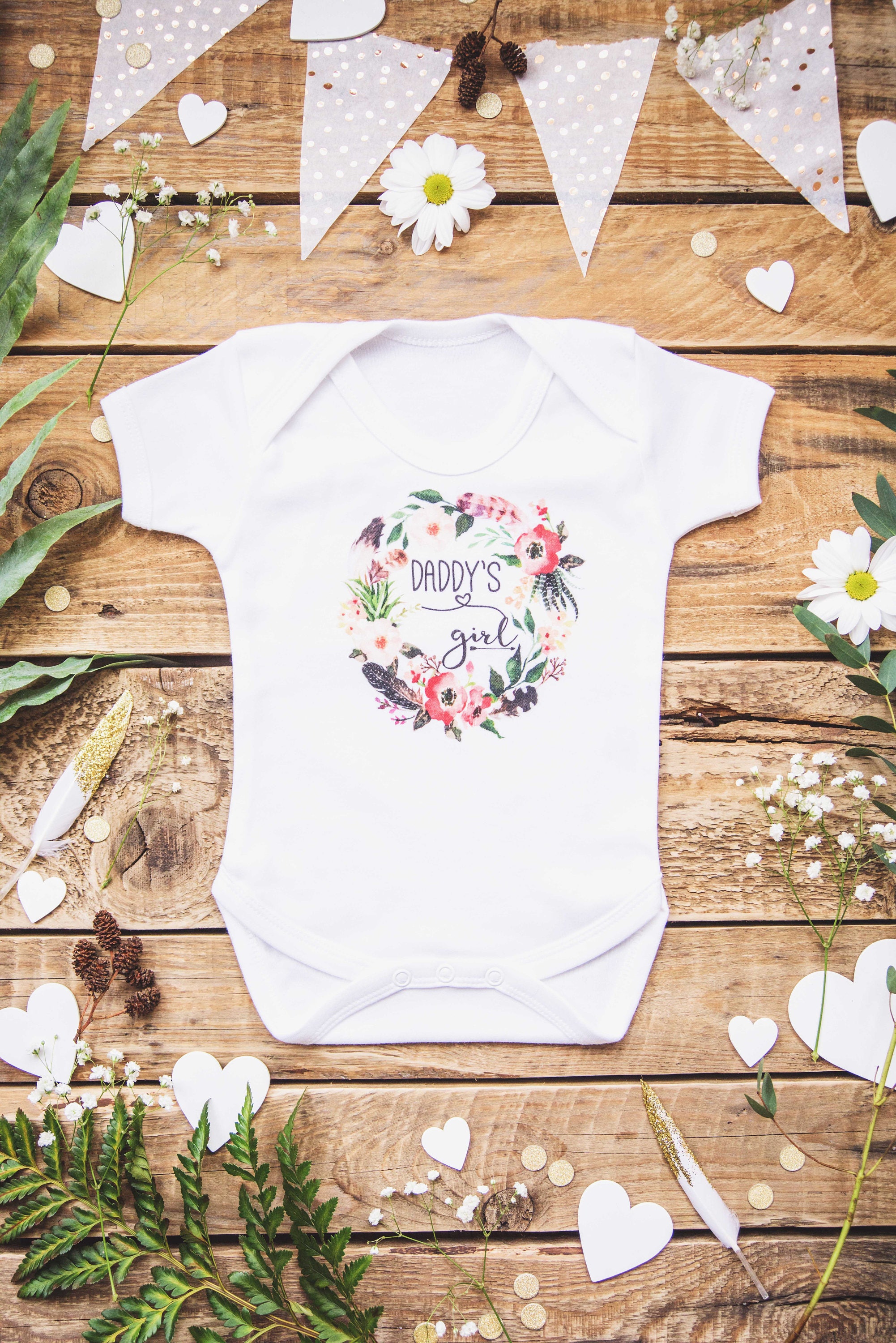 Daddy S Girl Baby Clothes Baby Girl Romper Baby Girl Etsy Daddy S Girl Baby Clothes Baby Girl Romper Baby Girl Etsy