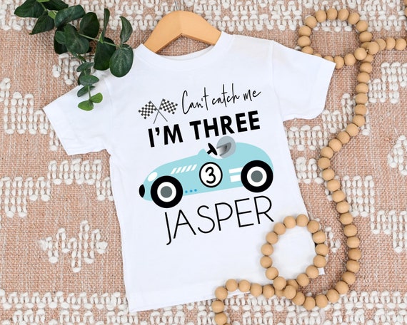Birthday Shirt For Boys 3 I'm This Many Race Cars Old Birthday Shirt For Boys 3 I'm This Many Race Cars Old