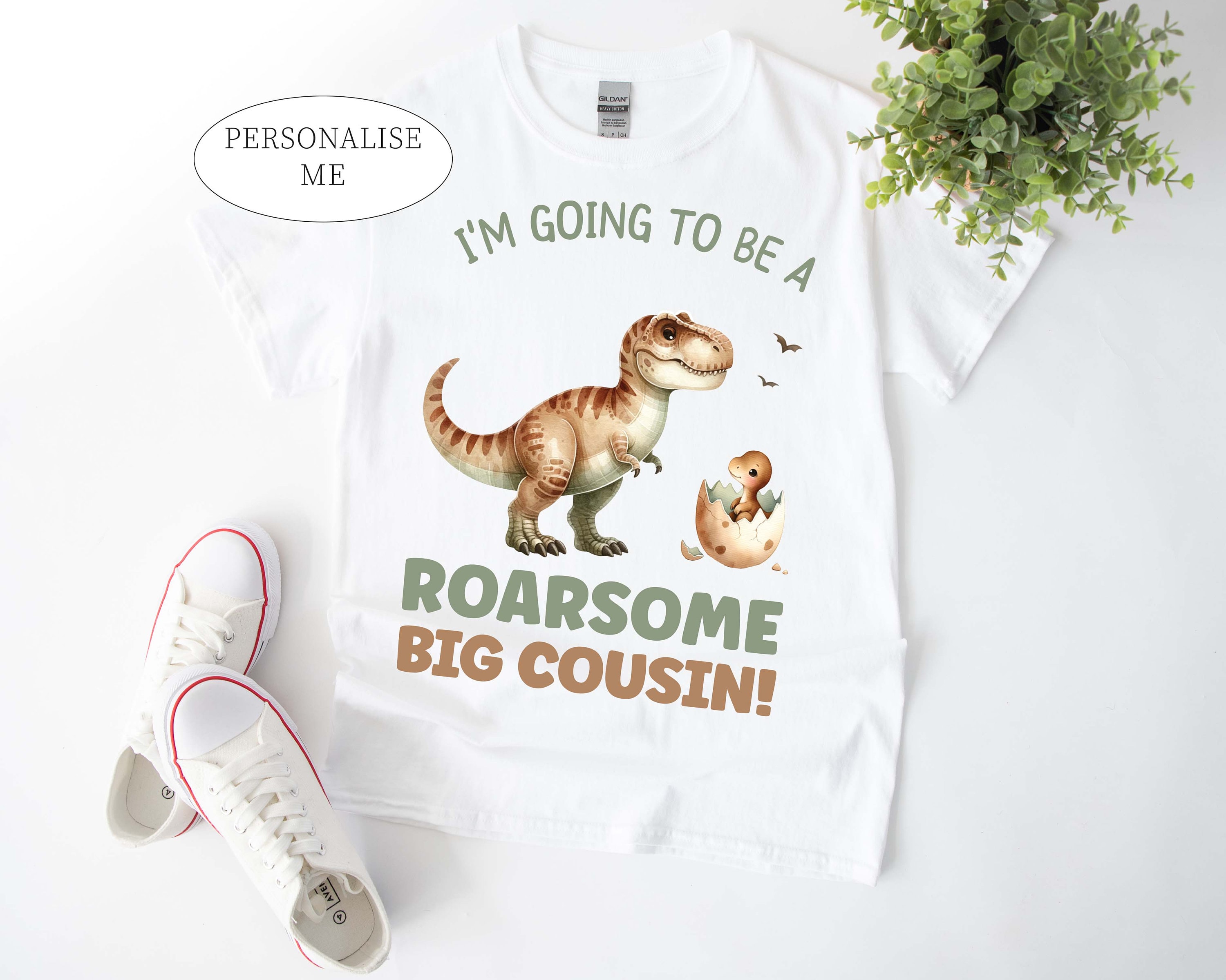 Going To Be A Big Cousin Dinosaur T-Shirt Going To Be A Big Cousin Dinosaur T-Shirt