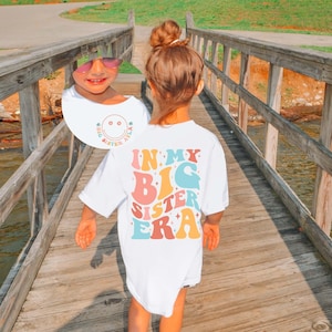In My Big Sister Era shirt, Big Sister Shirt, Funny Toddler Shirt, Big Sis Shirt, Baby Announcement for Sister, Big sister gift, Pocket Tee