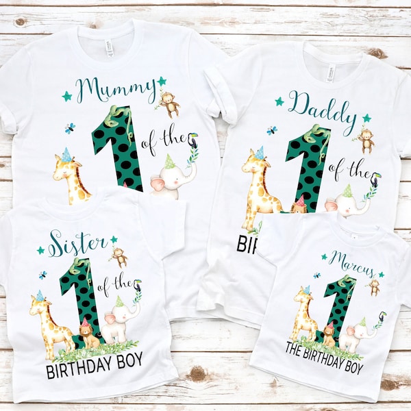 The Birthday Boy Family Birthday Family Shirts Birthday Shirts 1st Birthday Any Age Family Matching Shirts Mommy and Me Daddy and Me