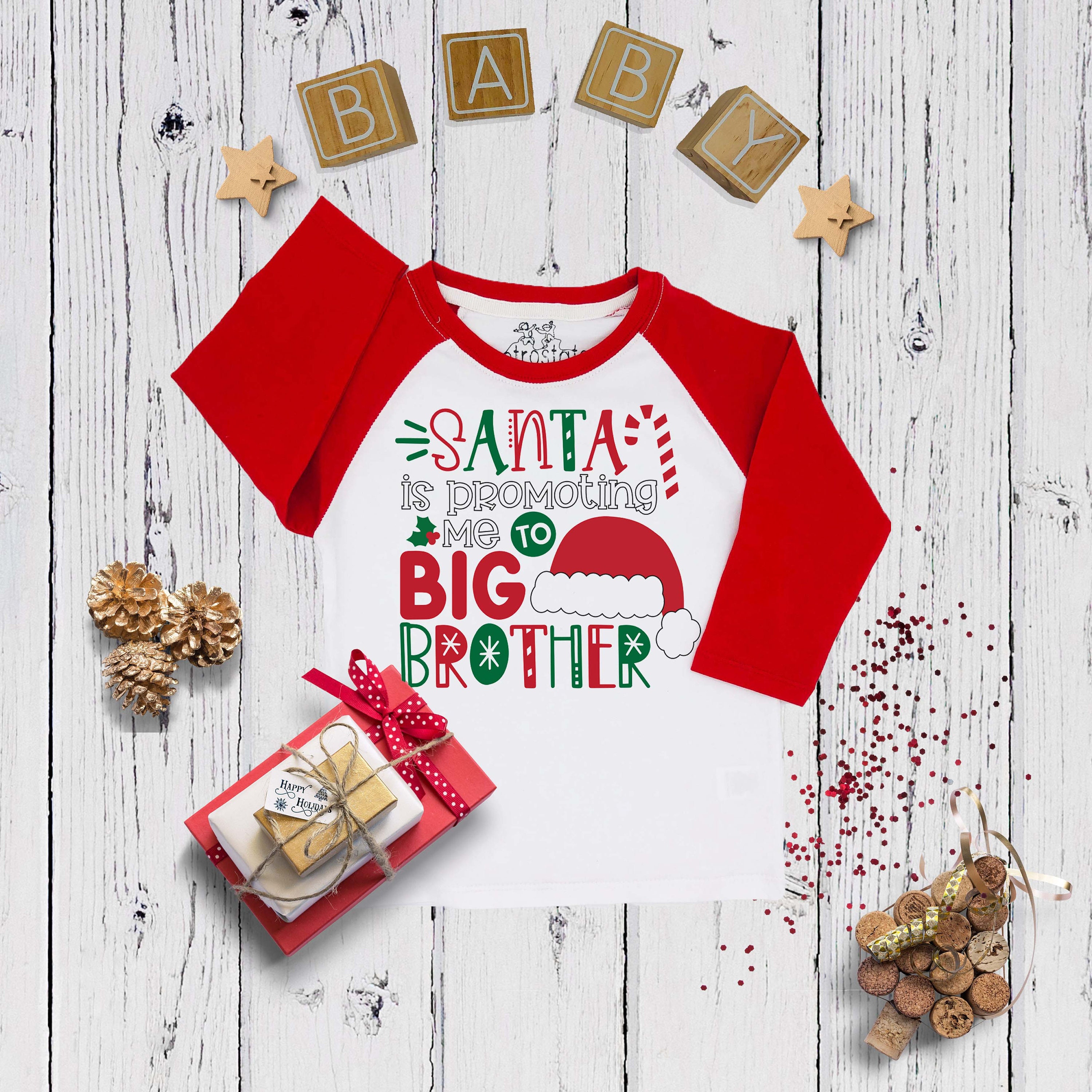 Santa's Promoting Me To Big Brother Christmas Big Brother Etsy