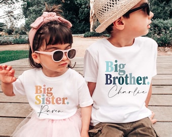 Big Brother Shirt, Little Brother Shirts , Siblings Kids Custom