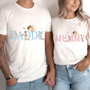Fairy First Birthday Matching Shirts, cute matching shirts, Fairy Birthday Family Shirts, Magical, Fairy Matching Mommy and Me Shirts