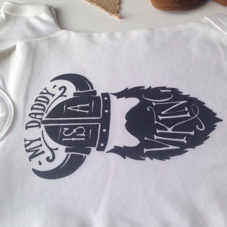 My Daddy is a Viking .... Hipster baby clothes funny baby Shirt Baby Cute Bodysuit or Shirt Typographical Quote