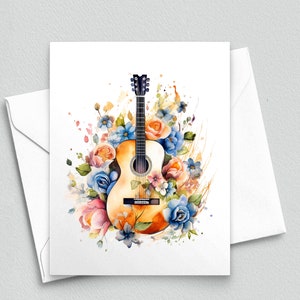 Strings of Serenity: Guitar Garden Notitiekaart - A2-notitiekaarten 131